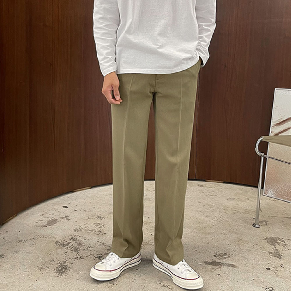 퀄리티 와이드 링클프리 슬랙스