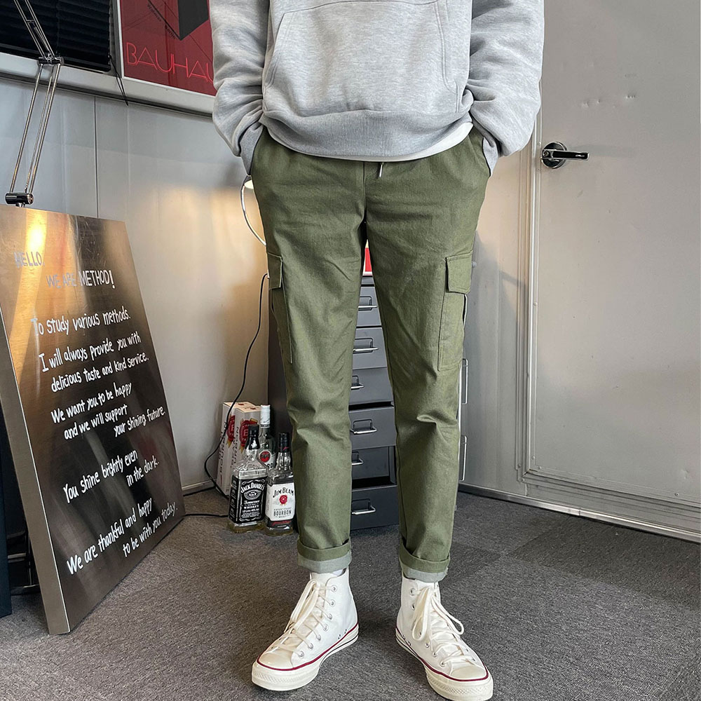 포시즌 카고 밴딩 2TYPE 팬츠