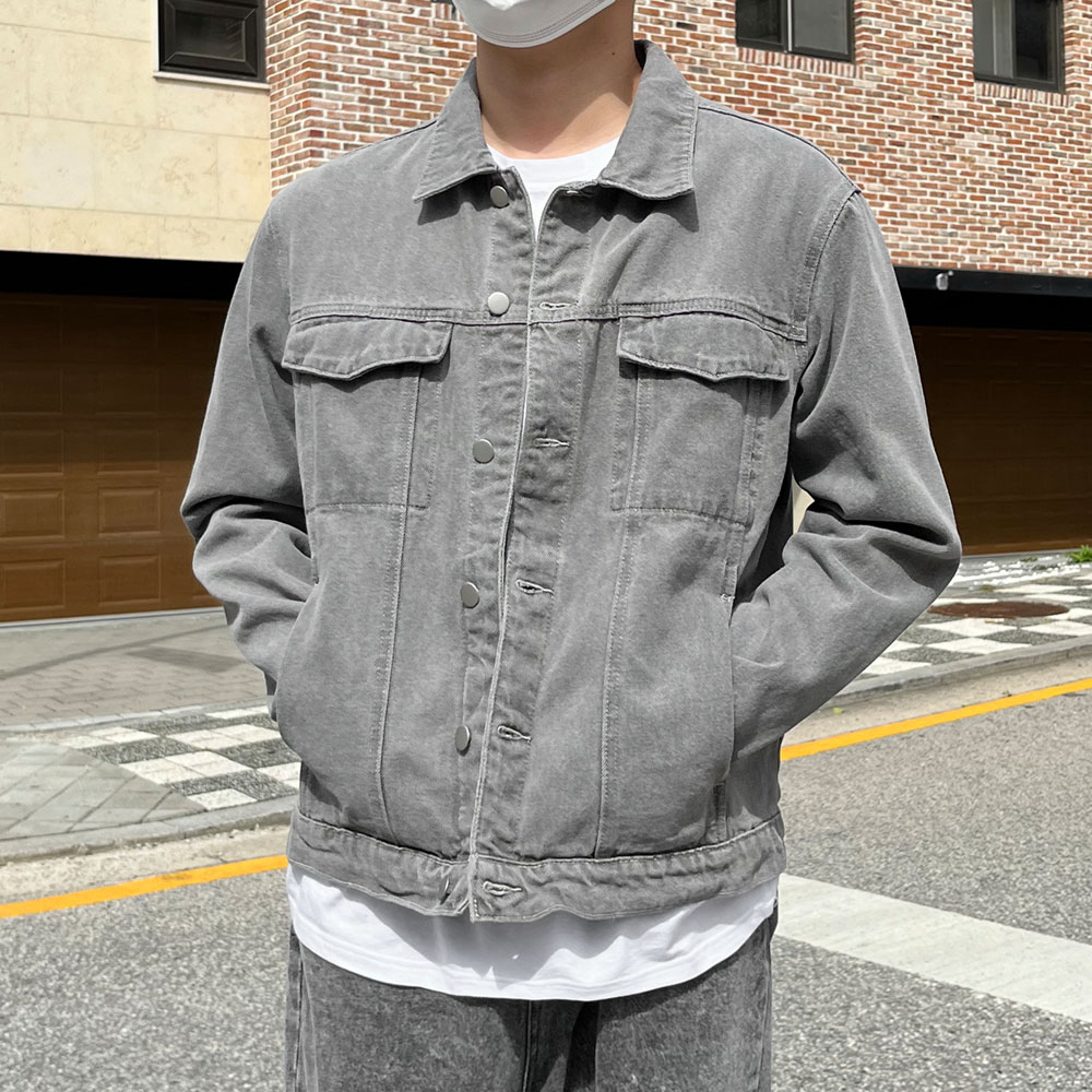 타임즈 데님 자켓