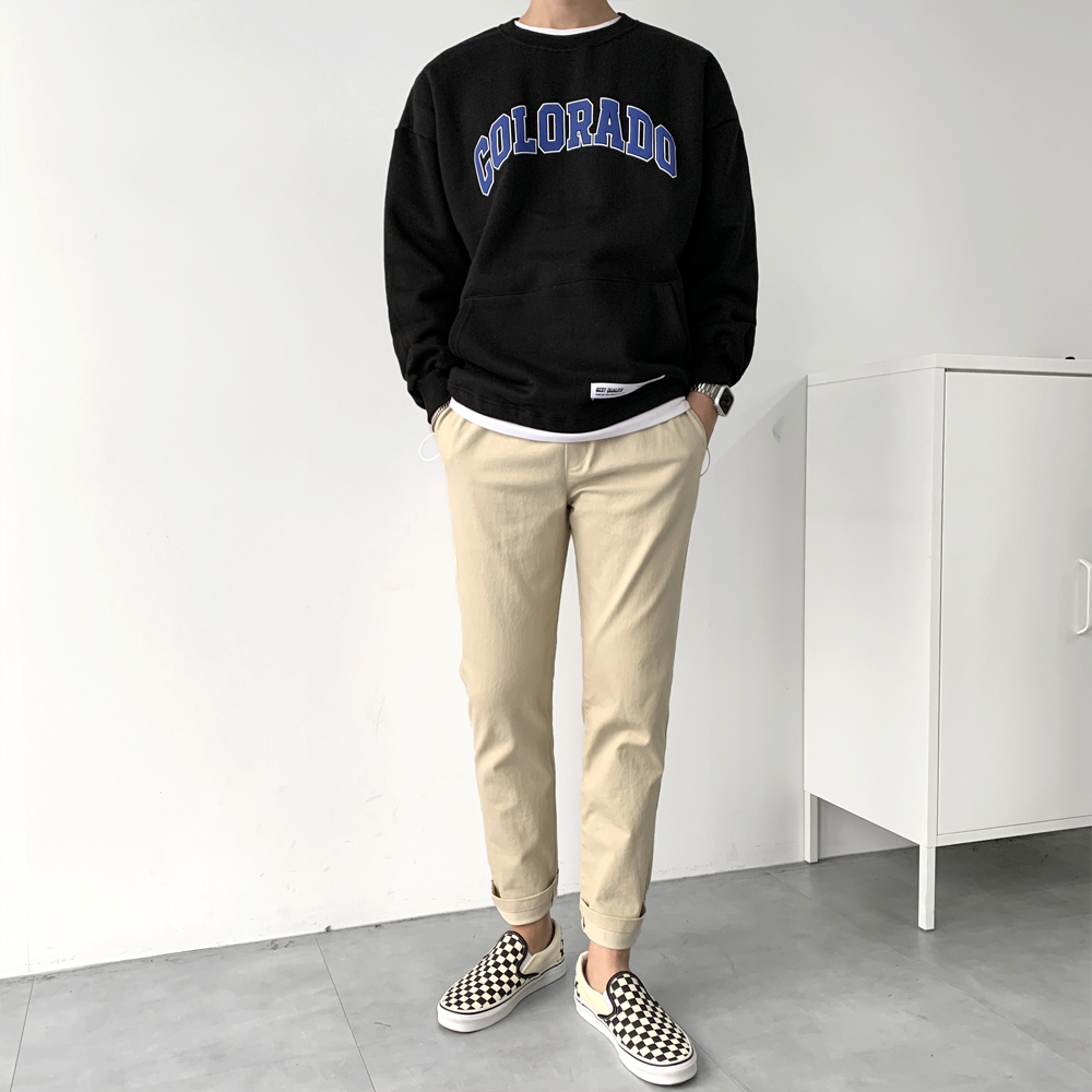 콜로라도 스트링 기모 맨투맨