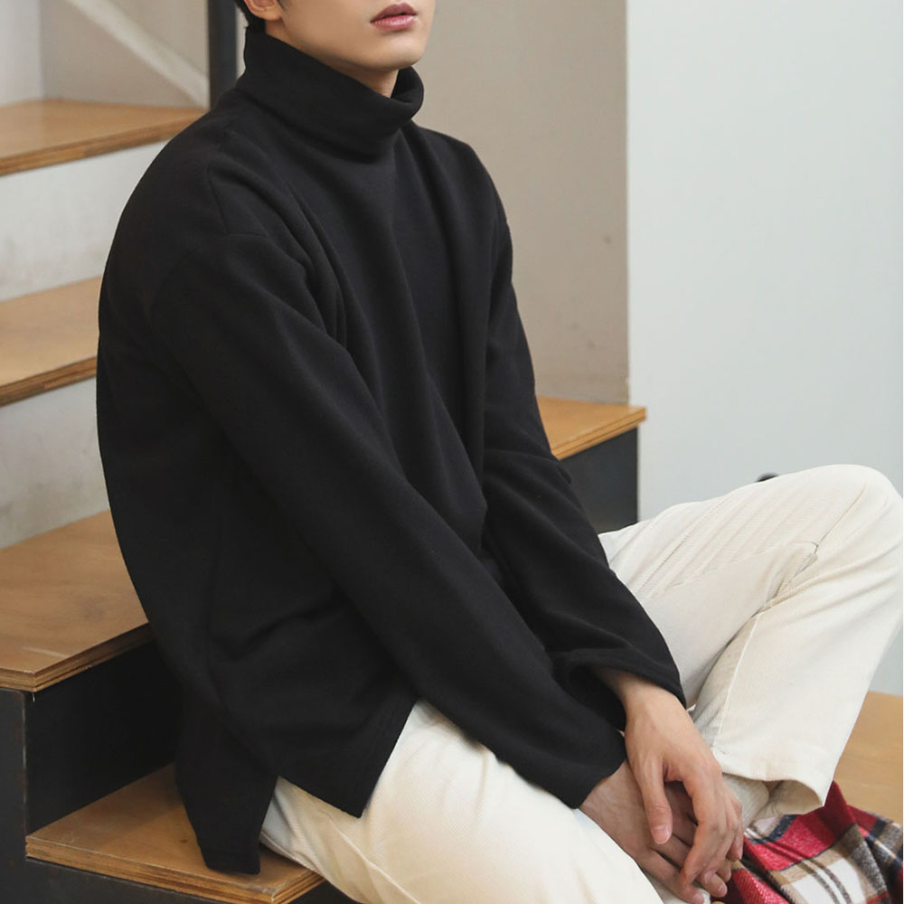 포근한 오버핏 후리스 폴라